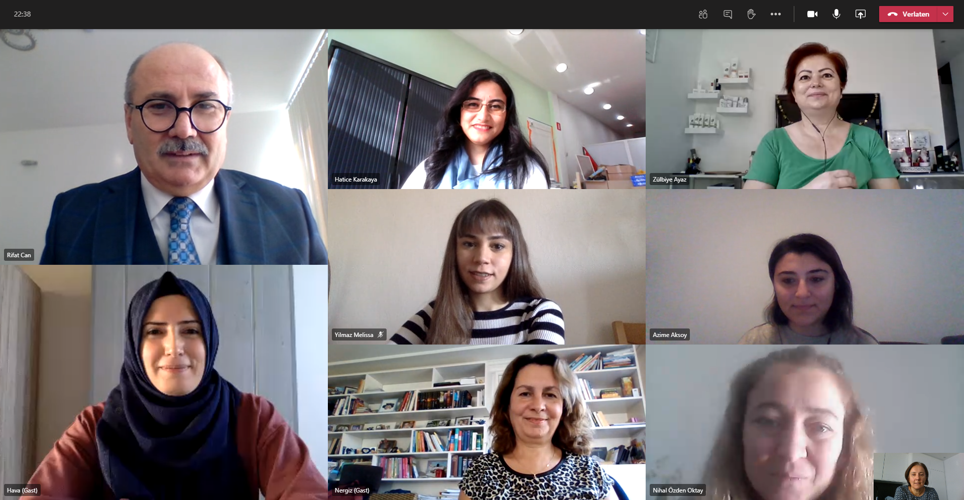 Belçika Türk Eğitim Vakfı Öğretmenleri Online Toplantı Düzenledi